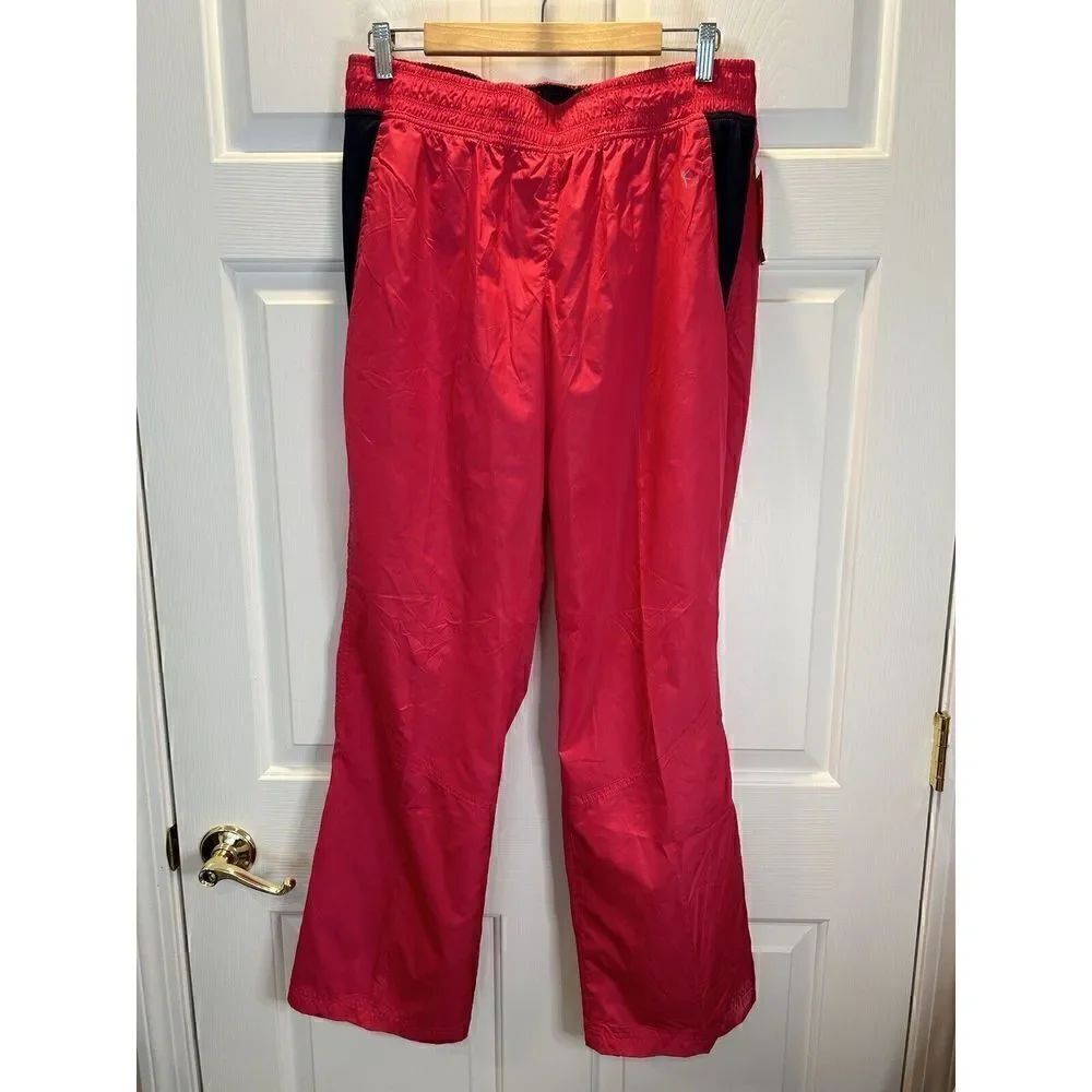 Danskin Now Womens Loose Woven Track Lightweight Athletic Pants Size Large 12 14